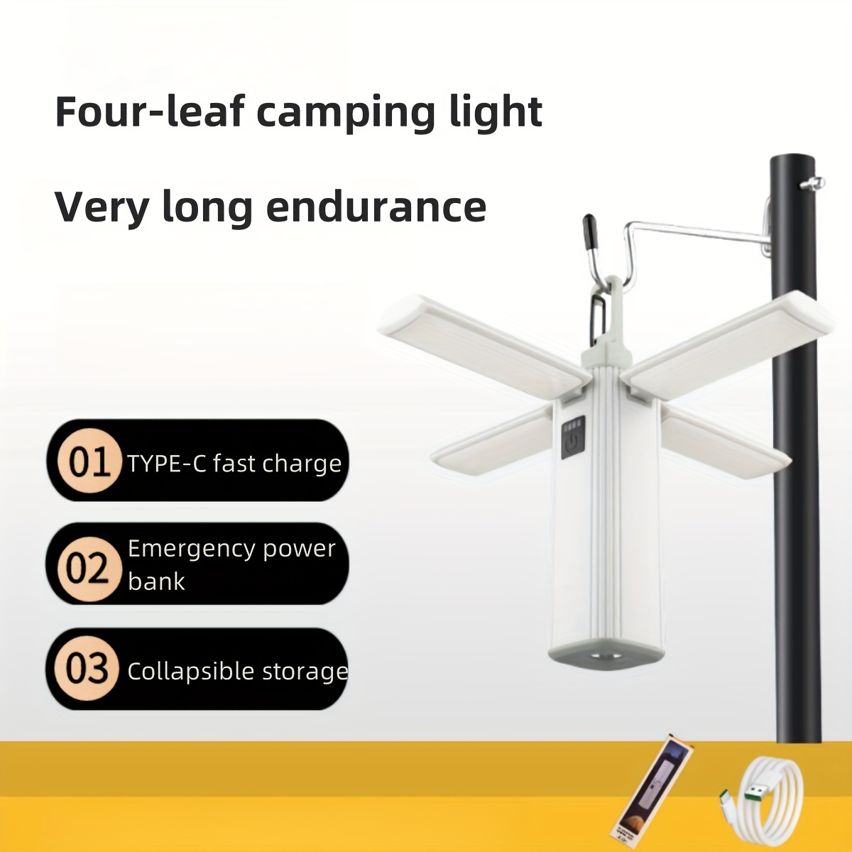 

Outdoor Camping Light, Camping Tent Light, Hanging Portable Led Light