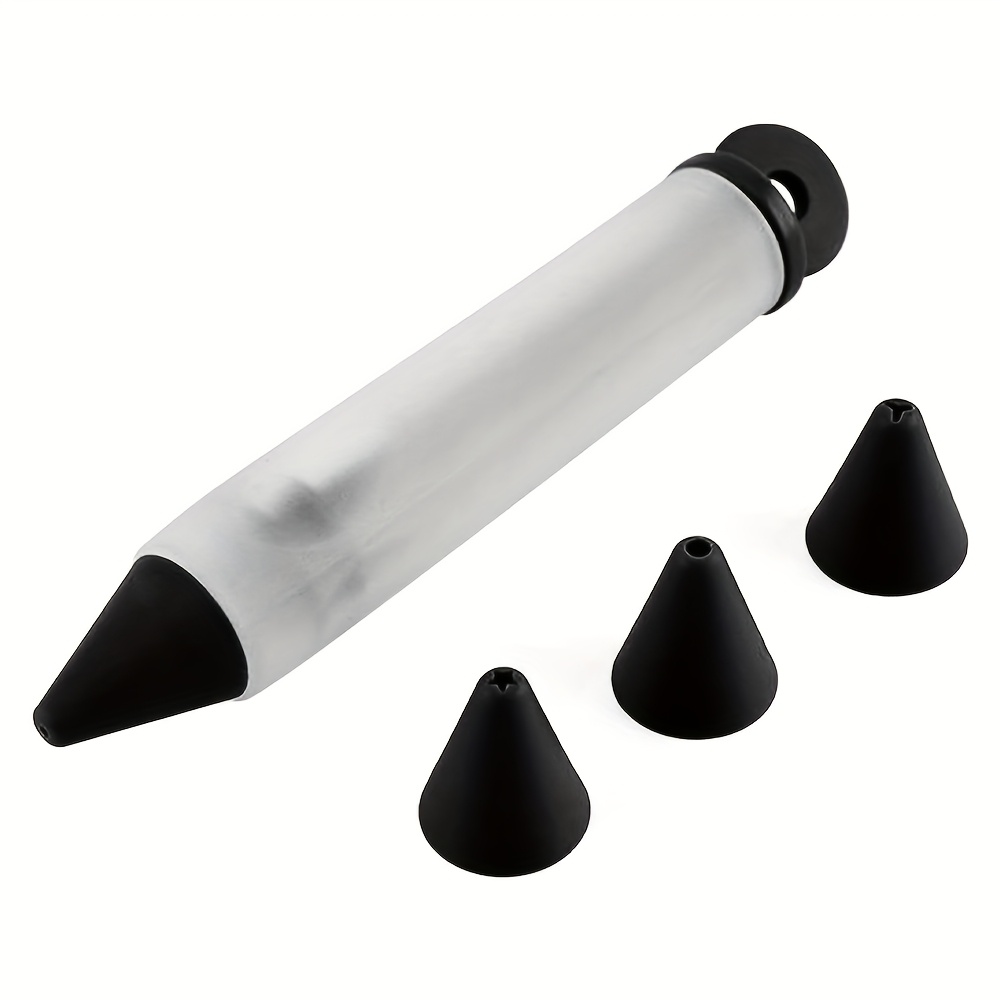 Image of 1pc Silicone Cake Decorating Pen, 4 Types Of Cream Piping Nozzles, Your Feelings, Baking Tools For The Kitchen, Suitable For Cheese, Butter, Frosting, Jam, Bread Dough, Pastries, Desserts