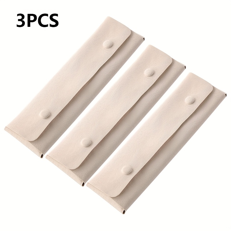 TEMU One/roll, Jewelry Storage Roll, Folding Necklace Storage Roll, Travel Portable Necklace Hooking Roll, Jewelry Necklace Protective Case, Prevent