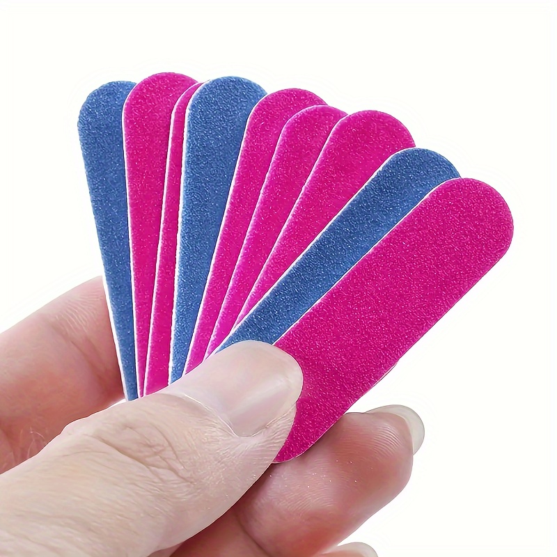 16pcs Double-Sided Nail Files, Convenient Mini Polishing Tools