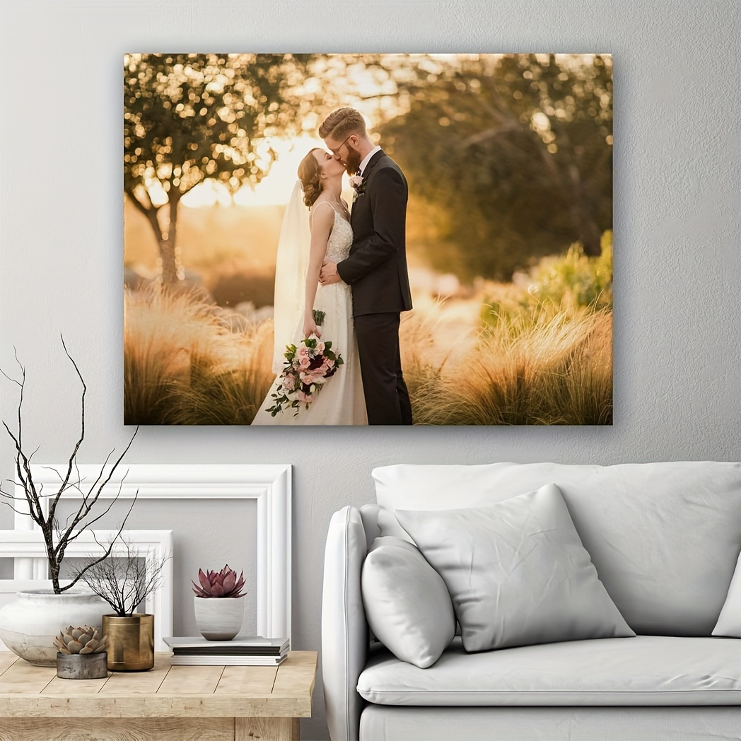 Image of Custom Canvas Posters, Personalized Posters, For Christmas, 2025 New Year Share Your Memories And Most , Customize Any Image , Celebrities, Landscapes, Art Photos, Pets, Etc., For