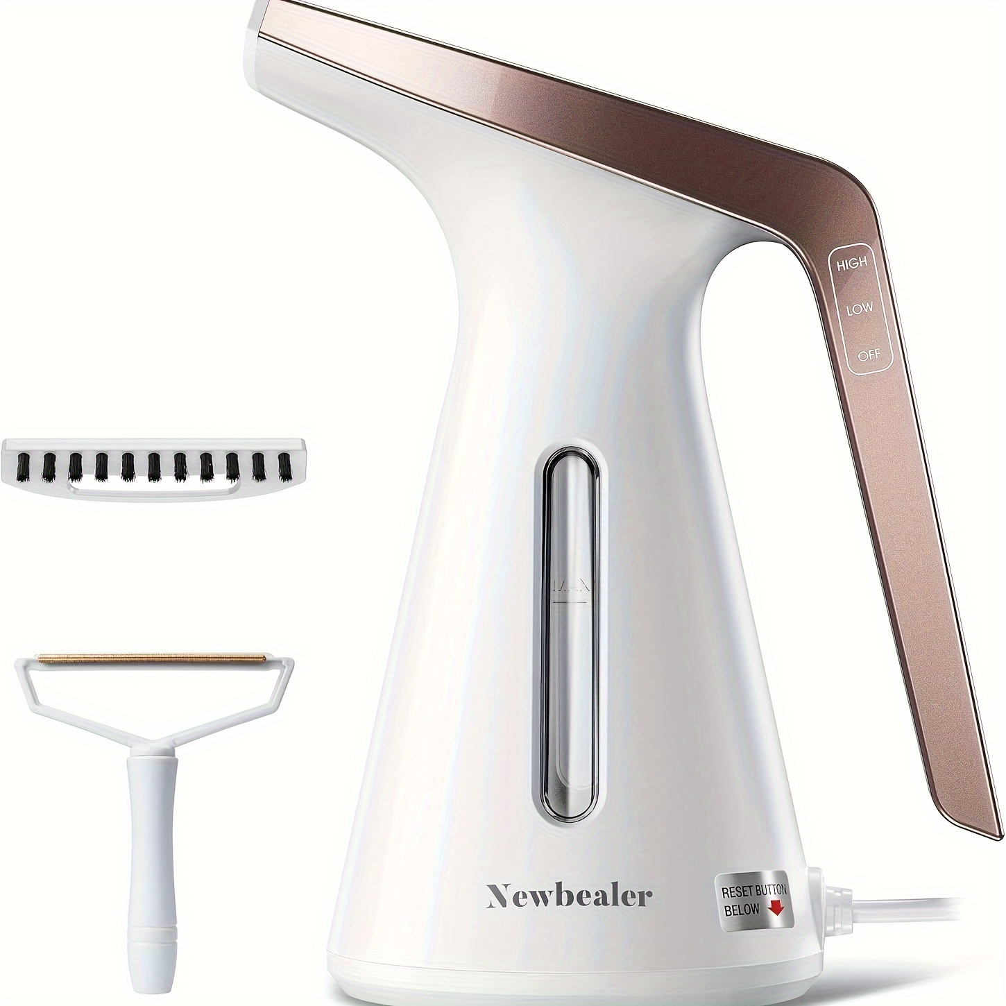 TEMU Newbealer Portable Handheld Garment Steamer | -up 800w | Includes Bonus Fabric Brush, Lint Remover & Mini Vacuum | Black Friday | Compact Travel & Home Use | Black Friday Gift