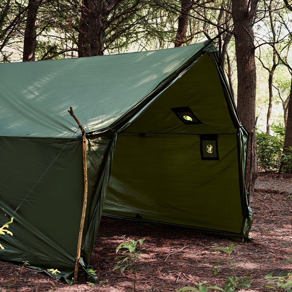 Tente De Camping 4 Saisons Grande Taille - Pour 4 Personnes, Imperméable Et Coupe-vent - Modèle RC10120