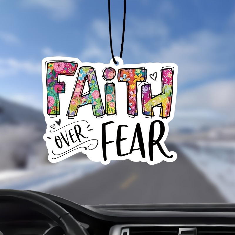 

Faith Over Fear Car Tablets, Air Fresheners, Perfumes, Mirror Decorations, Car Accessories Interior Pendants