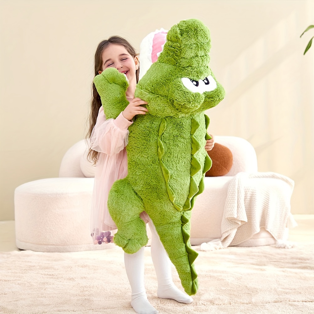 

Ikasa 30" Crocodile Stuffed Animal Plush Toys, Soft Toy Alligator Large Cute Huge Jumbo Big Size Kawaii Fluffy Fat Plushie, Gifts For Kids Girls Boys Children Family