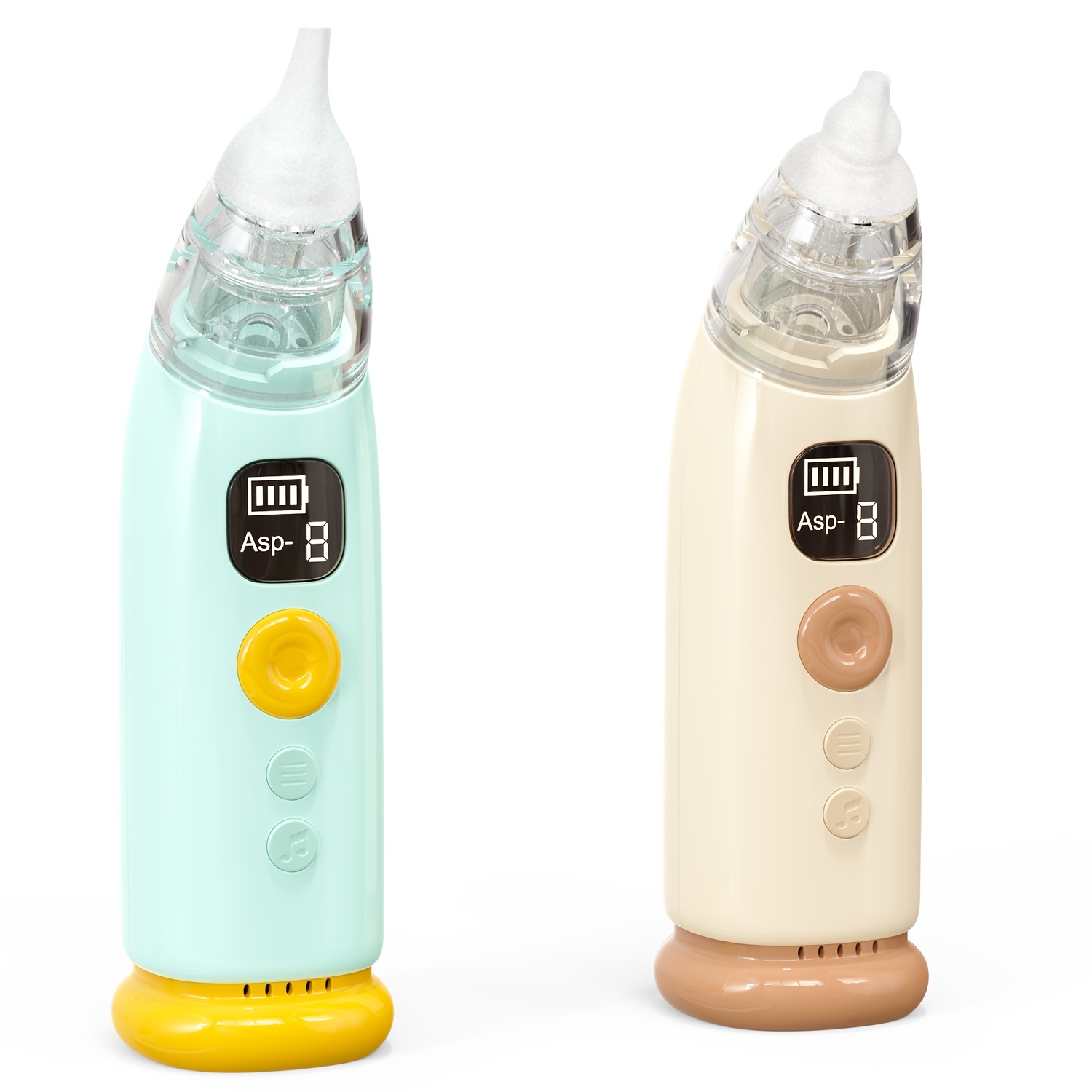 Baby Nasal Cleaning Tool with Music Play, Infant Daily Nose Care Accessory, Soft, Washable, Home Use, Includes 3 Suction Tips & Round-Tip Tweezers