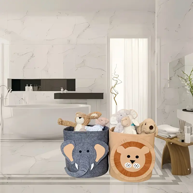 2 размера тканевых корзин для хранения с дизайнами, прямоугольный органайзер для игрушек, закусок, одежды, универсальный для использования дома, в офисе, корзины для белья, детали 0