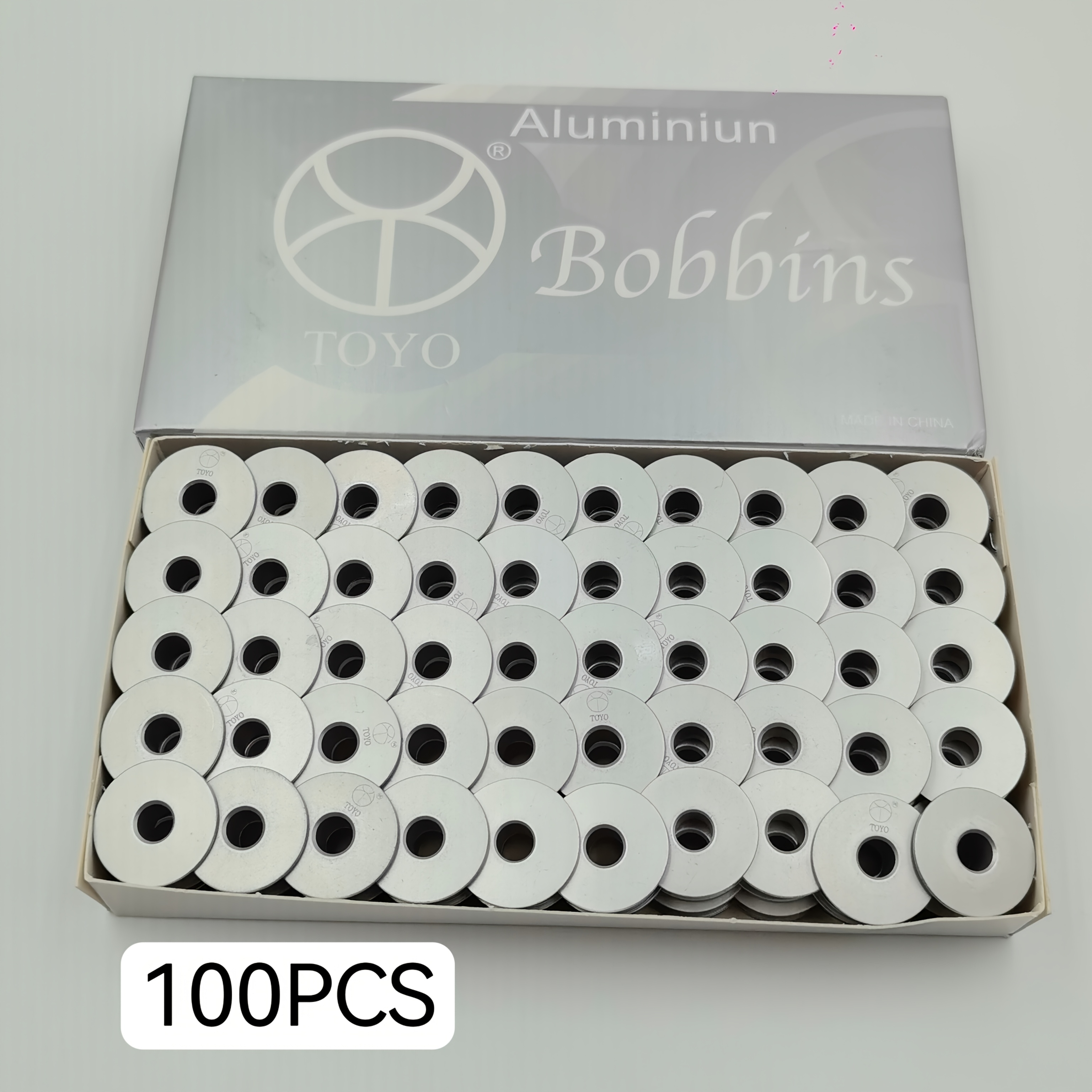 TEMU 100 pezzi TOYO Bobina piatta in alluminio per auto qualit�, bobina in aluminio, bobina universale piatta per computer, bobina per macchina da