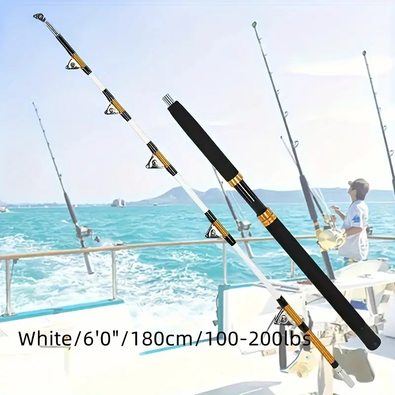 trolling rod 2 section saltwater offshore heavy straight - Temu trolling rod 2 section saltwater offshore heavy straight - Temu