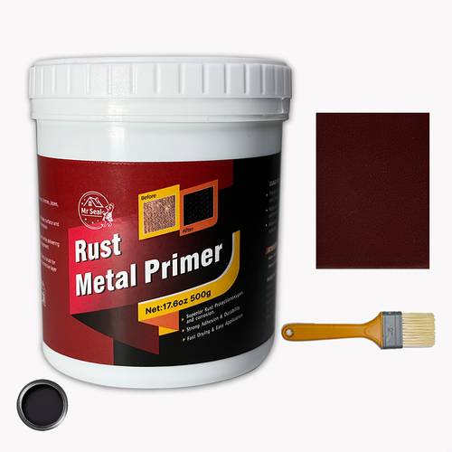 rust converter metal primer black rust paint for metal automotive seal rust into a stable paintable surface ideal for aluminum fences pipes car parts machinery easy application