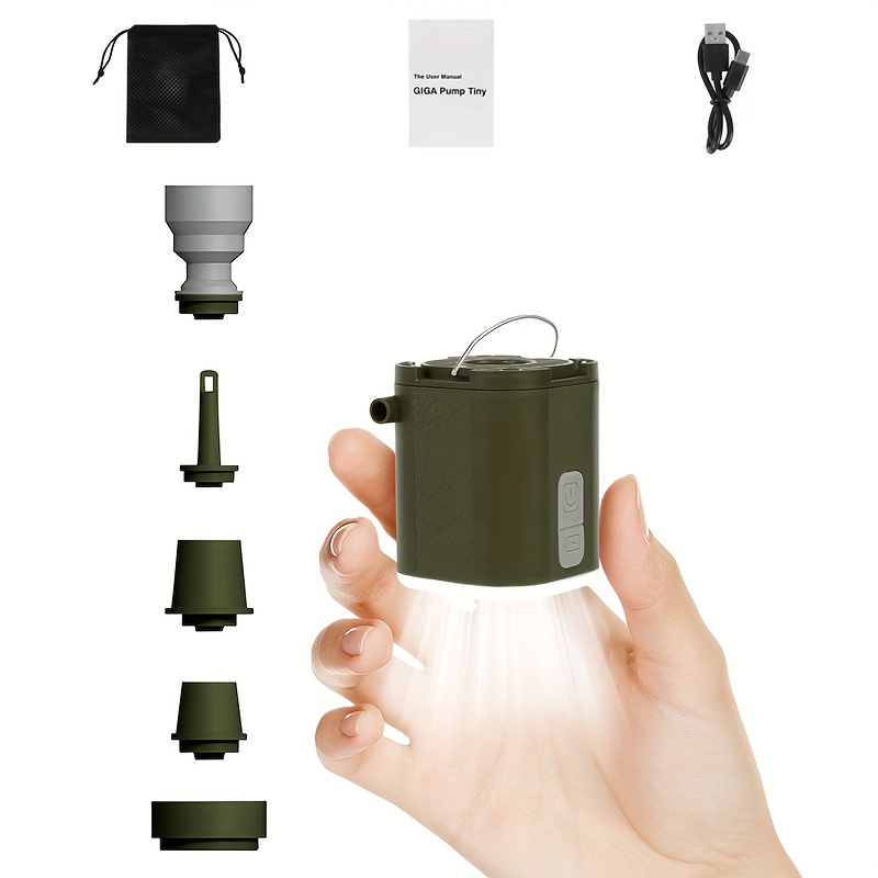 tragbare mini pumpe led campinglicht 3 8 kpa luftpumpe usb - Temu Austria