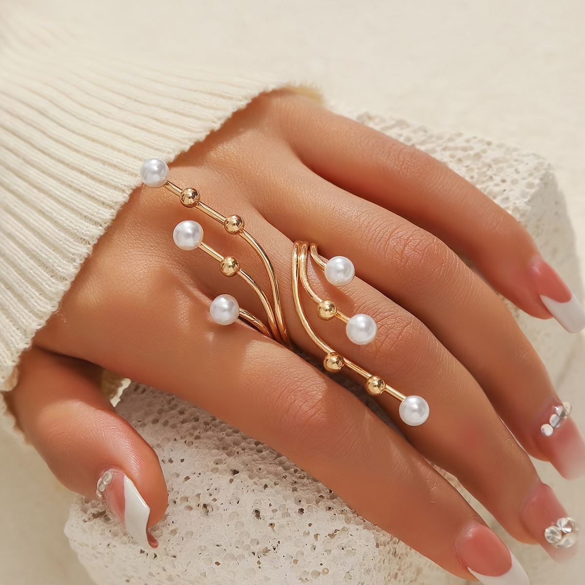 Image of 1pc European And American Fashionable, , Versatile, Simple, Elegant, And Stainless Steel Bohemian