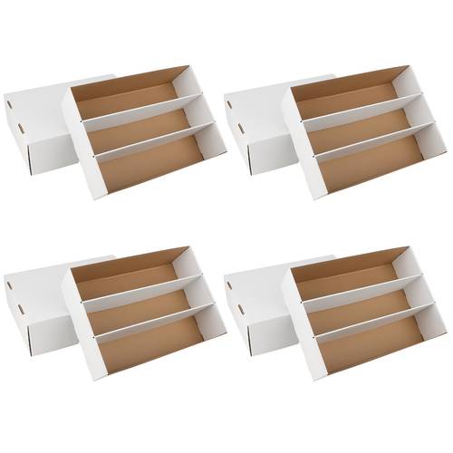 storage box for trading cards with 2 3 of holding between 1200 to 2340 cards ideal for bulk card storage suitable for sports card collectors and graded cardboard boxes for basketball
