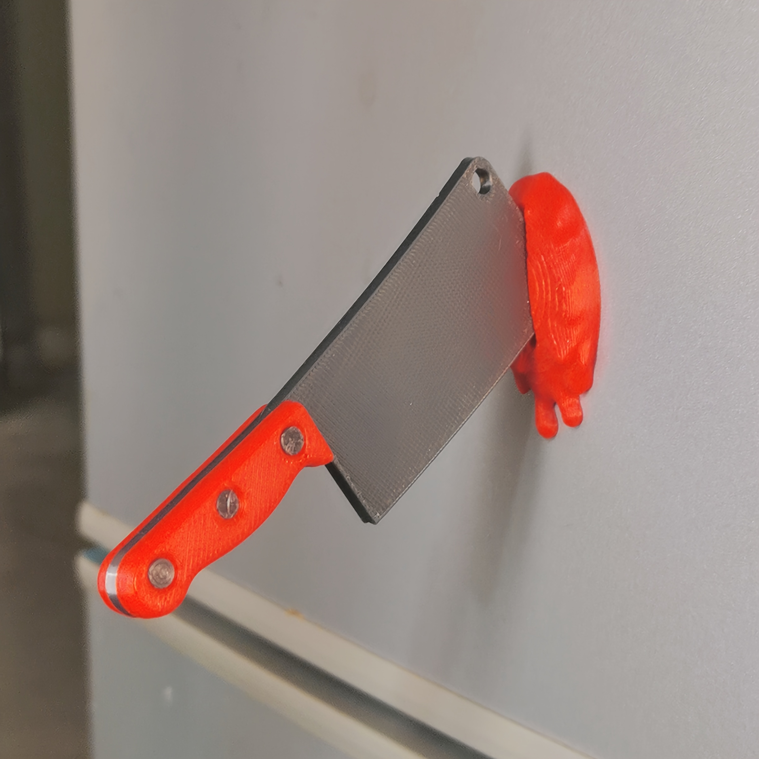 E-shop TULINGWANJU Kühlschrank-Dekoration für Halloween, Weihnachten & Ostern – Kunststoff-Kühlschrank mit Sockel, Rechteckige Feiertagsdeko für