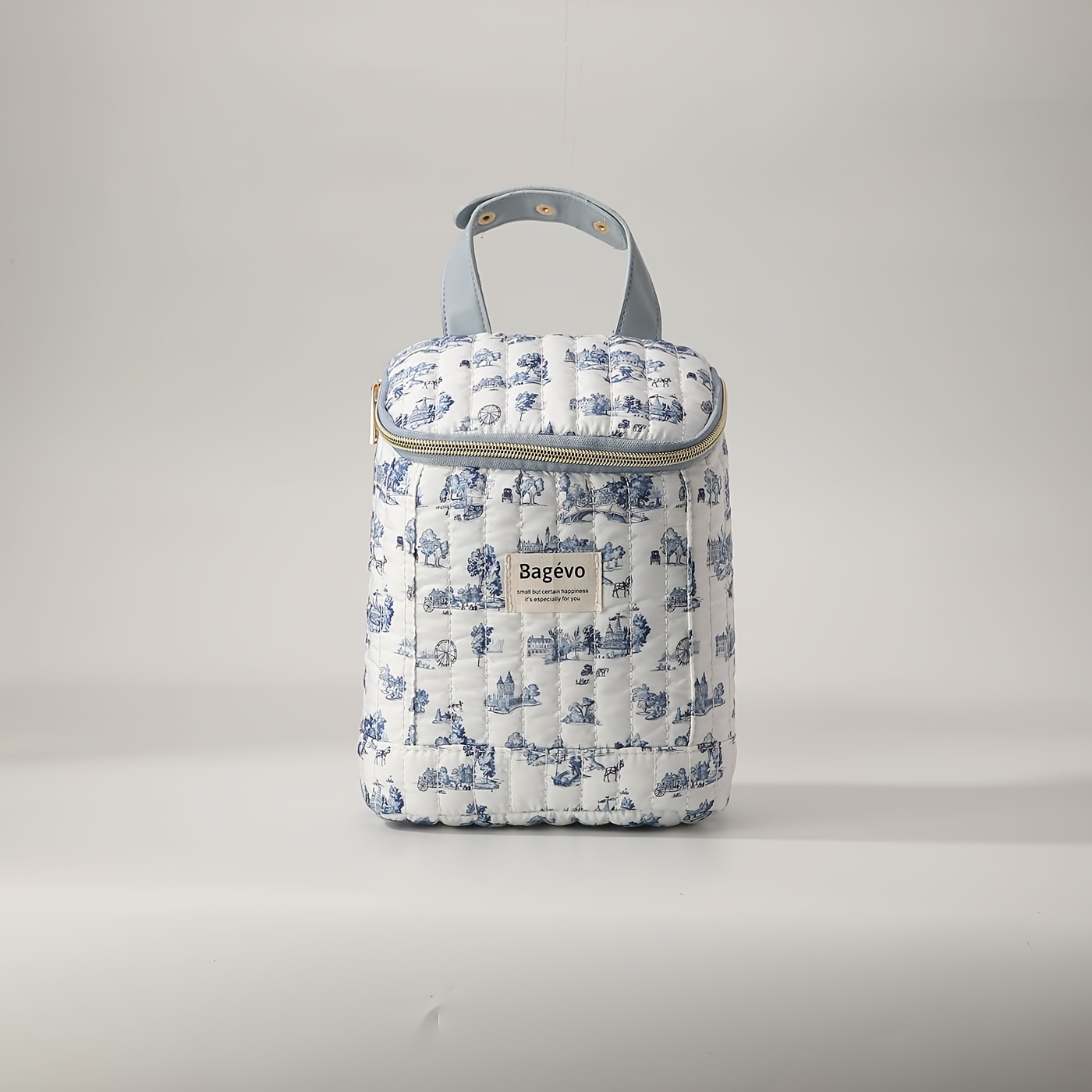 TEMU Sac Isotherme Floral pour Bébés Garçons et Filles, Sac à Lait Thermique Matelassé pour Extérieur