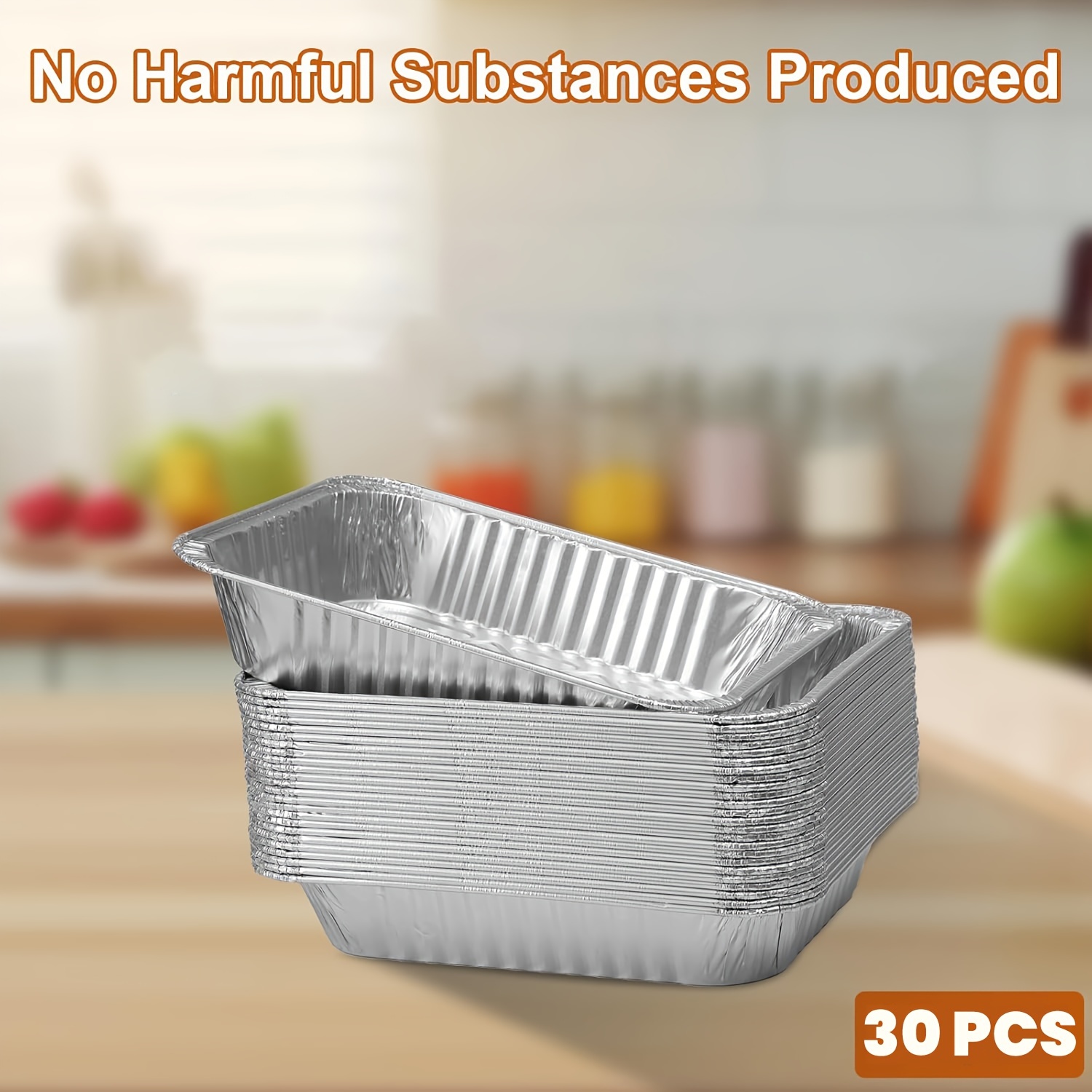 TEMU 12, 5''x10, 25'' Aluminum Foil Pans, Full-size Pans And Oven Buffet Trays, Food Storage For Catering, Baking, Roasting, And Reheating, Recyclable