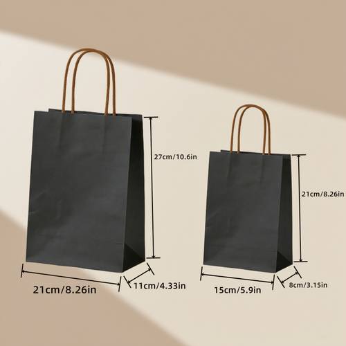 20pcs small medium black tote bags are here sturdy and foldable and portable corporate procurement wedding favor bags birthday party bags flower shop shopping bags takeout bags supermarket shopping bags