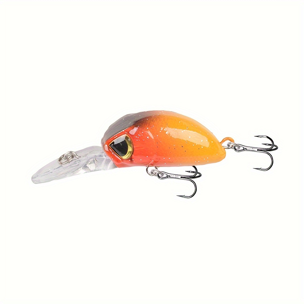 Artificial Crank Bait Mini Fishing Lure Treble Hook Fishing - Temu