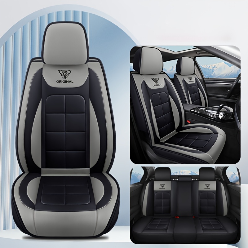 TEMU New Car 5-seater Full Cover Seat Cover Set, Suv Cushion Fixer, Suitable For 's Protective Cover, Can Stretch To Fit Better, 360-degree High-end
