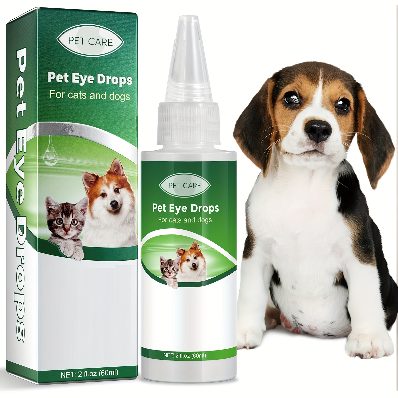 TEMU Pet , Dog , Eye Cleaner For Dogs And Cats, 60ml