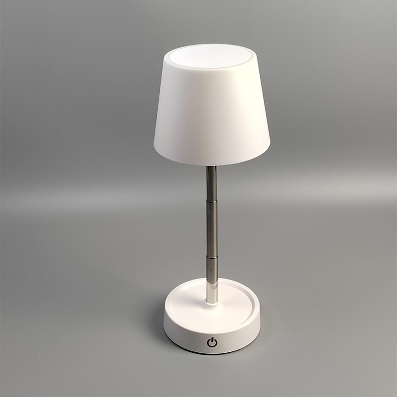 Image of 1pc Portable Led Dimmable Desk Lamp, Rechargeable Touch-sensitive Night Light, Adjustable Desk Lamp, Mood Light, Suitable For Offices, Dining Rooms And Bedrooms
