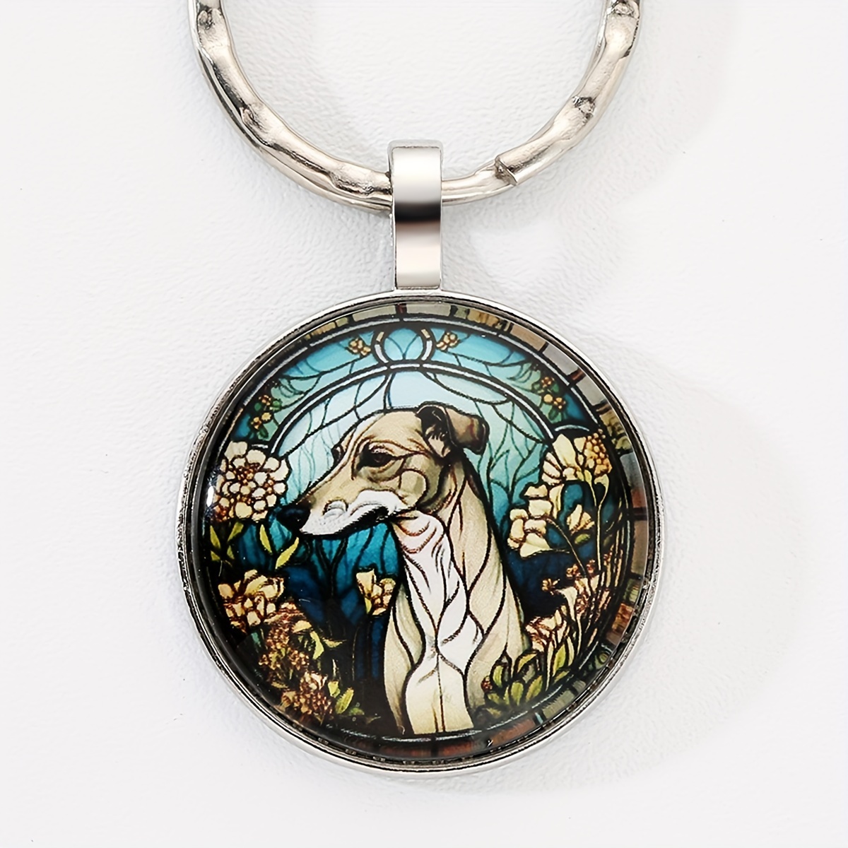 glass greyhound pendant hanging decoration waterproof Temu Mauritius