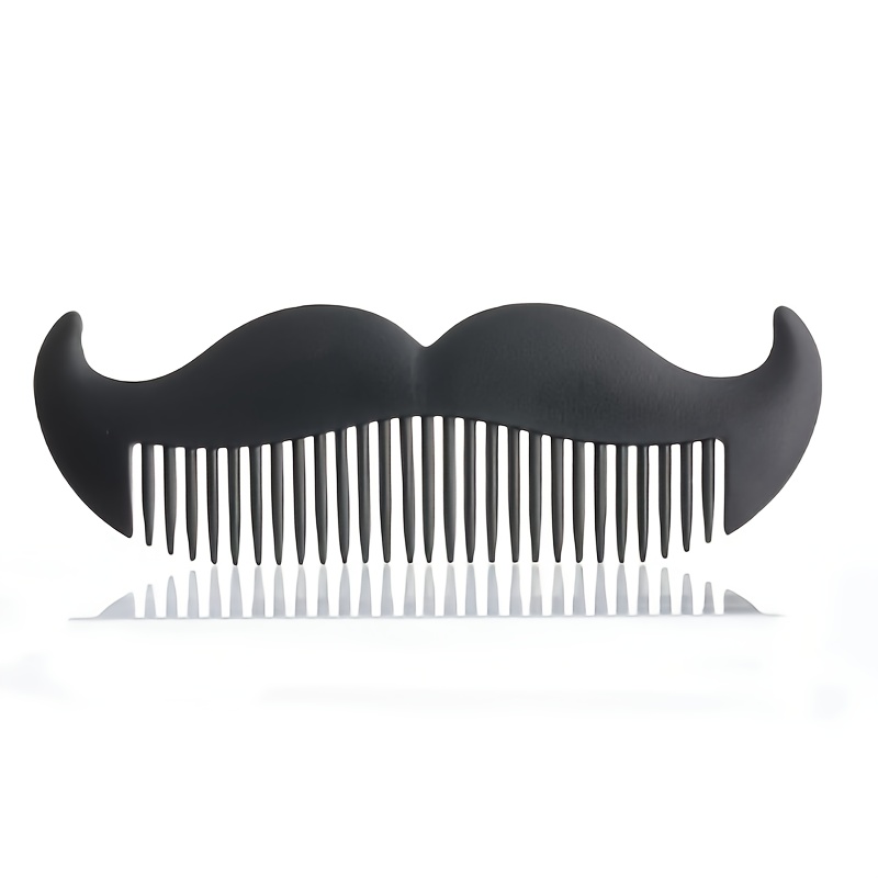 1pc Mustache Shaped Comb, Creative Cartoon Hair Comb, Anti-static Detangling Comb, Hair Styling Tool, Portable Unisex Comb