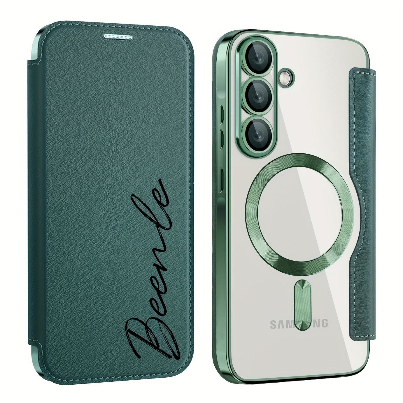E-shop Handyhülle DIY personalisierter Name Flip-Leder-Muster Handyhülle für for Samsung Galaxy S25 Ultra S24 Ultra S23 Ultra S22 Ultra