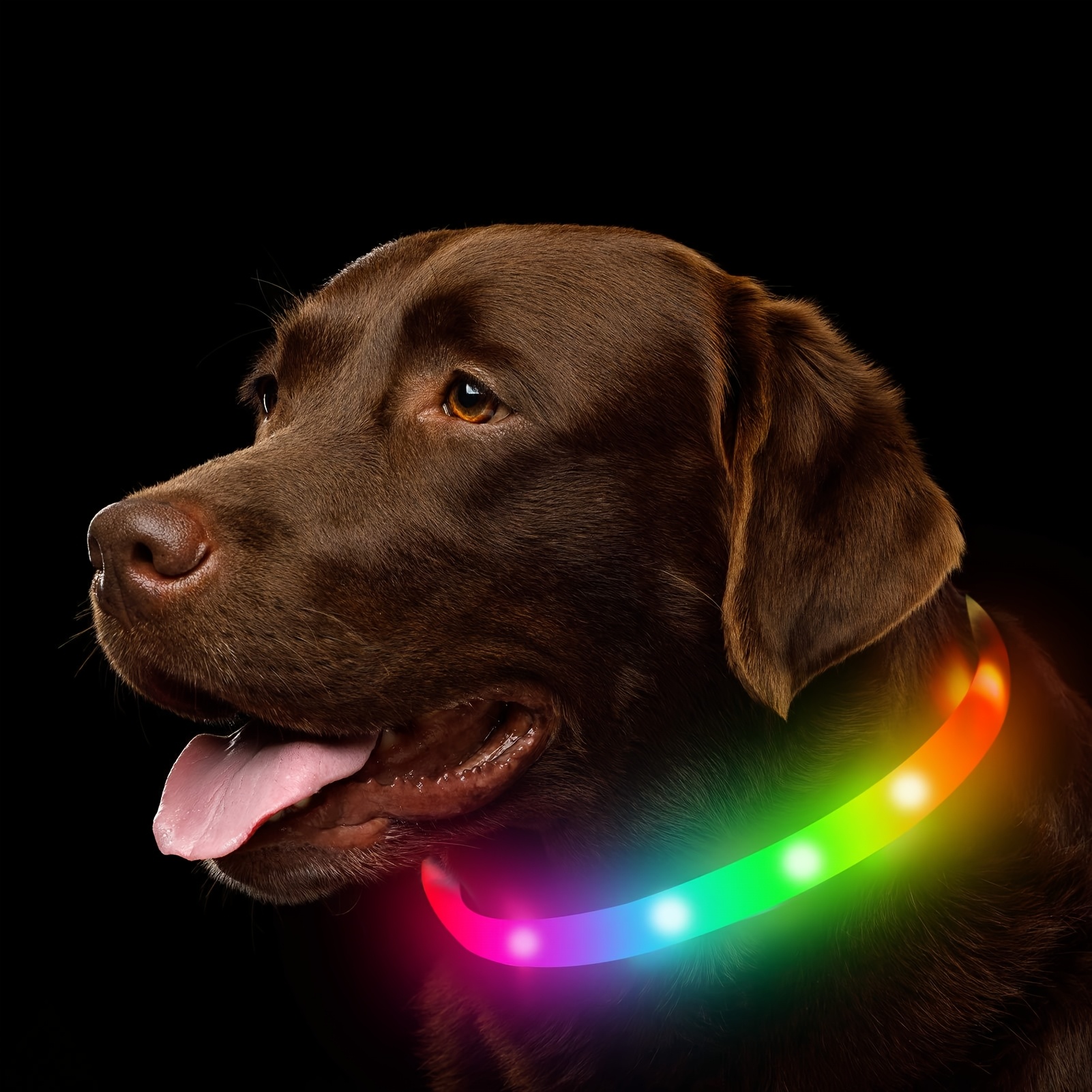 

Led Collar, Usb Rechargeable Flash Dog Necklace Light, Pet Your Dogs At Night For Small Medium Large Dogs Collars Dog Necklaces, Glowing And Shining Pet Collars, Horse Collars, Small Animal Collars