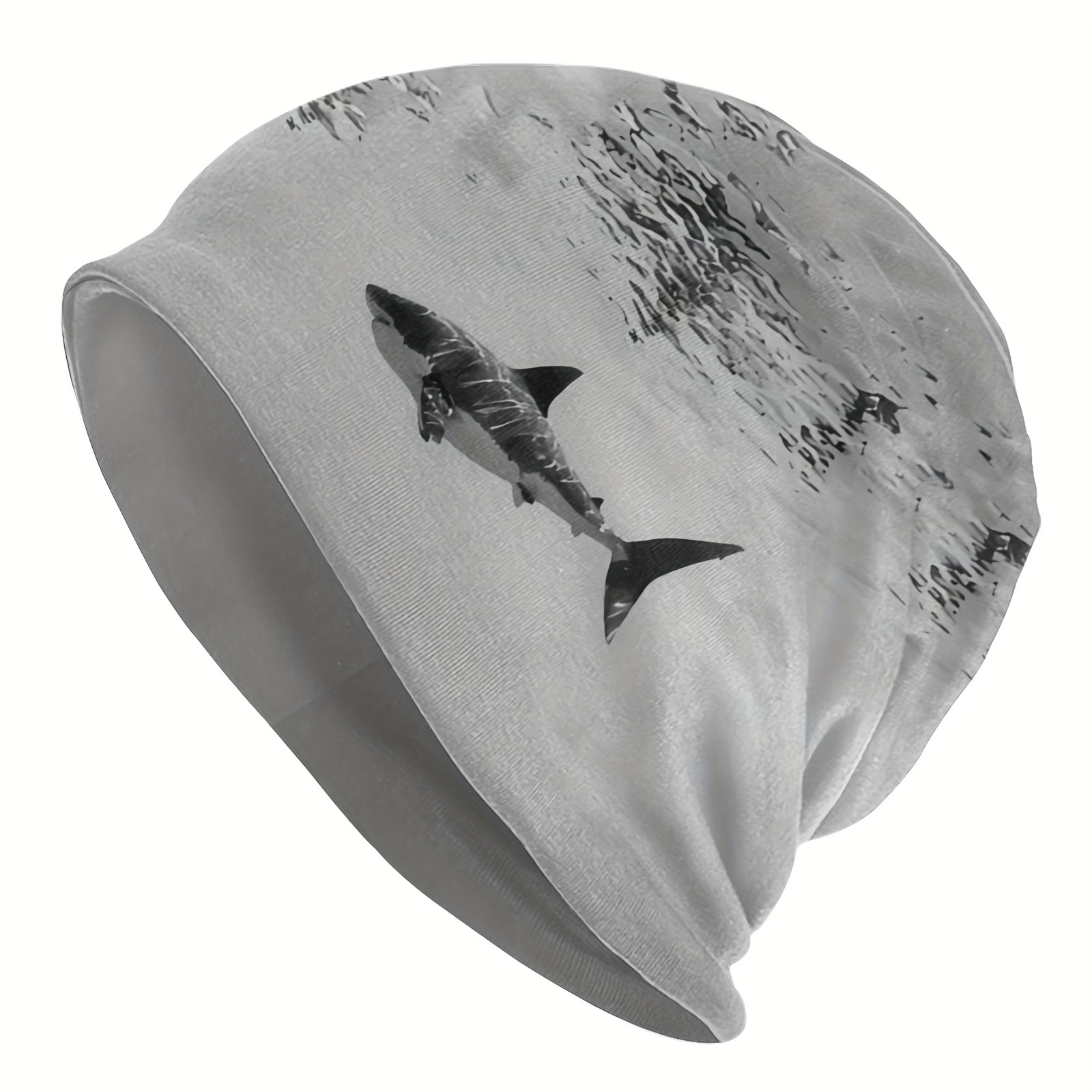 

Great White Shark Thin Beanies Hat Pattern For Outdoor Activity For Men