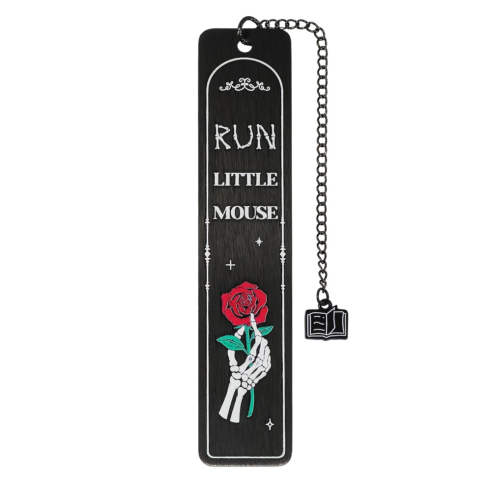 Image of Metal Bookmark - Gothic Book Charms Suitable For Women, Students, Teachers - Elegant Metal Book Page Holders, Bookmarks For Book Lovers, School & Office Stationery Gifts