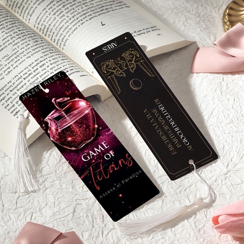 TEMU 2 Pet Printed Bookmarks With Exquisite And Beautiful Patterns. Durable And Aesthetically , The Is Suitable For Daily Use . The Most Wonderful