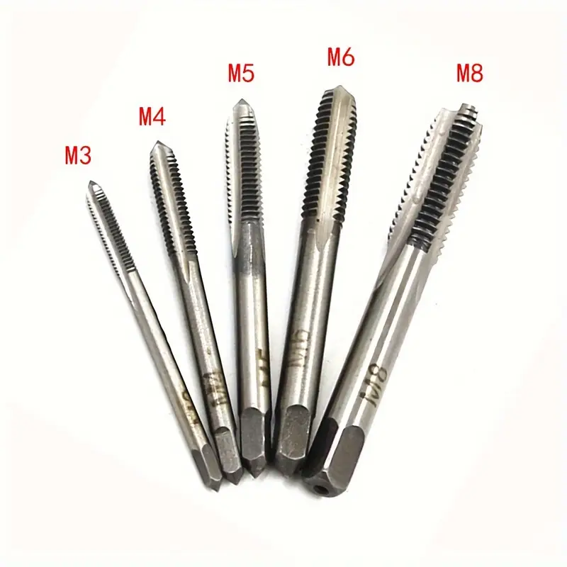 5pcs Hss Machine Screw Thread Metric Plug Tap 3mm 4mm 5mm 6mm 8mm M3 M8 Set New 5pcs Hss Machine Screw Thread Metric Plug Tap 3mm 4mm 5mm 6mm 8mm M3 M8 Set New