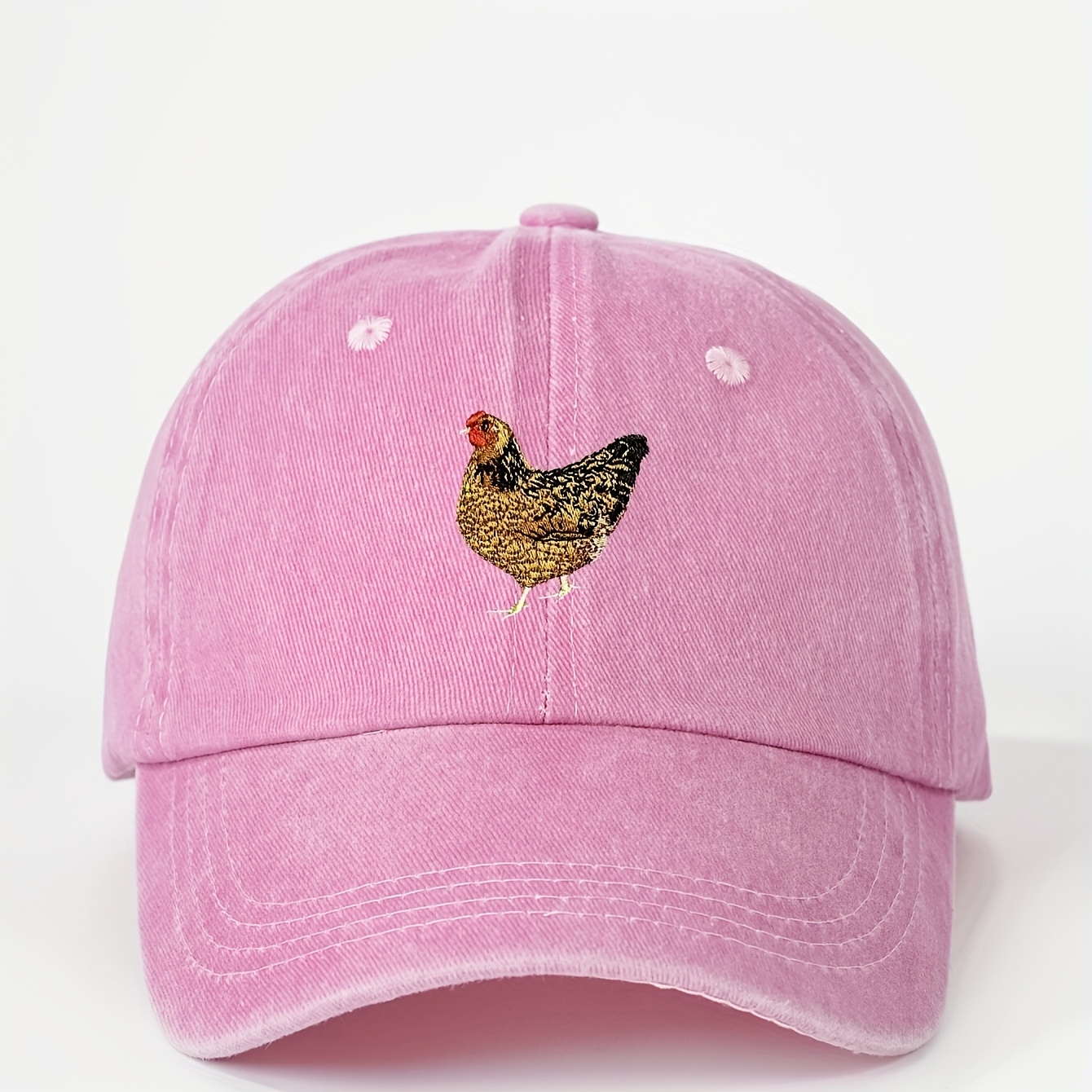 E-shop Eine Unisex-Baseballkappe mit Stickerei aus atmungsaktivem Material, verstellbar für Golf, stilvolle, gebogene Sommerkappe für Damen und eine