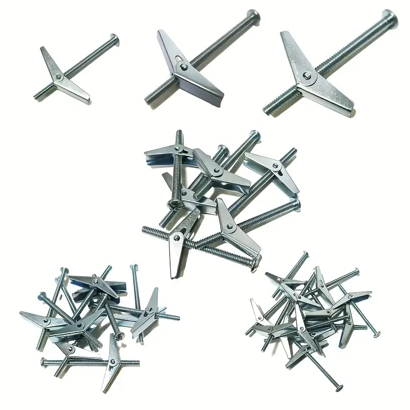 20 PZ VITE di dilatazione ferro ancoraggio cartongesso piastra a parete 20 PZ VITE di dilatazione ferro ancoraggio cartongesso piastra a parete