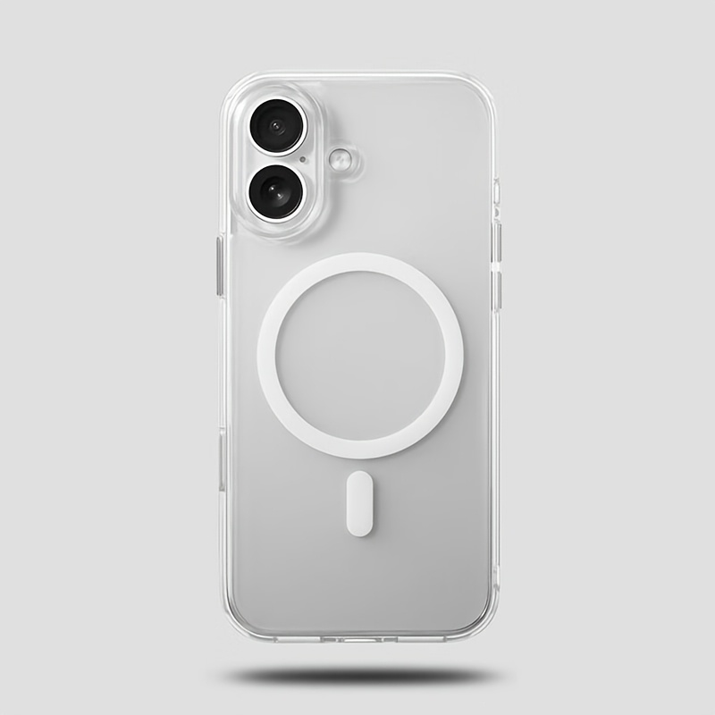 Transparent For Magnetic Wireless Charging Case For Iphone 17 Air 16 15 14 13 12 11 Pro Max 17 Plus