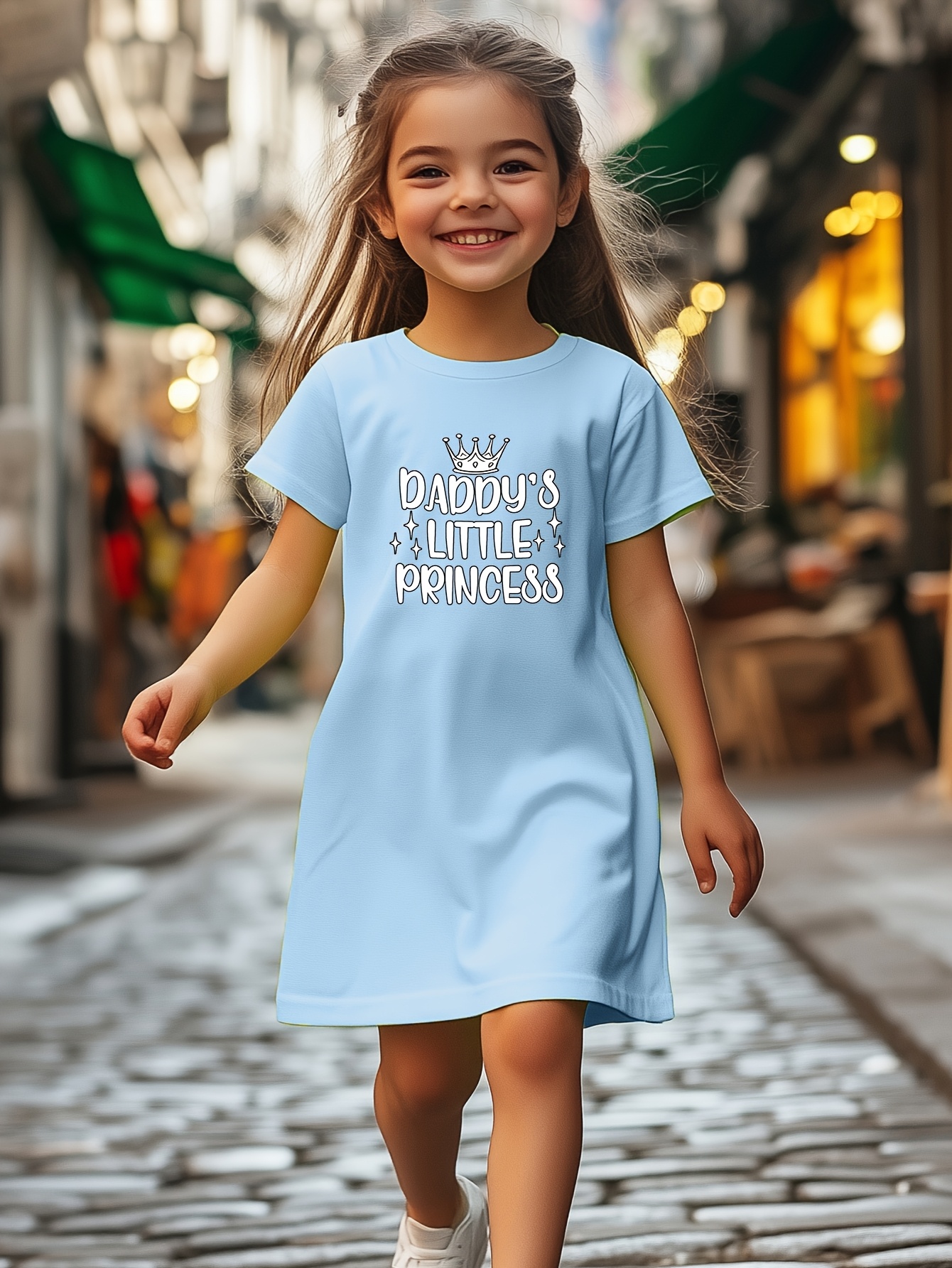 summer dress girls ages 3 8 daddys little princess - Temu United Arab  Emirates