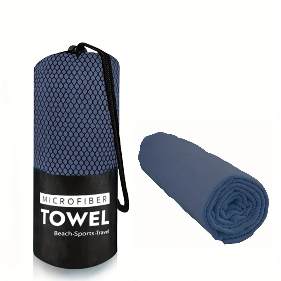 TEMU Camping Towels Quick Dry For Swimmers, Microfiber Travel Sports Towel Sports Towel Travel Towel Fast Drying Lightweight Workout Towels For Body
