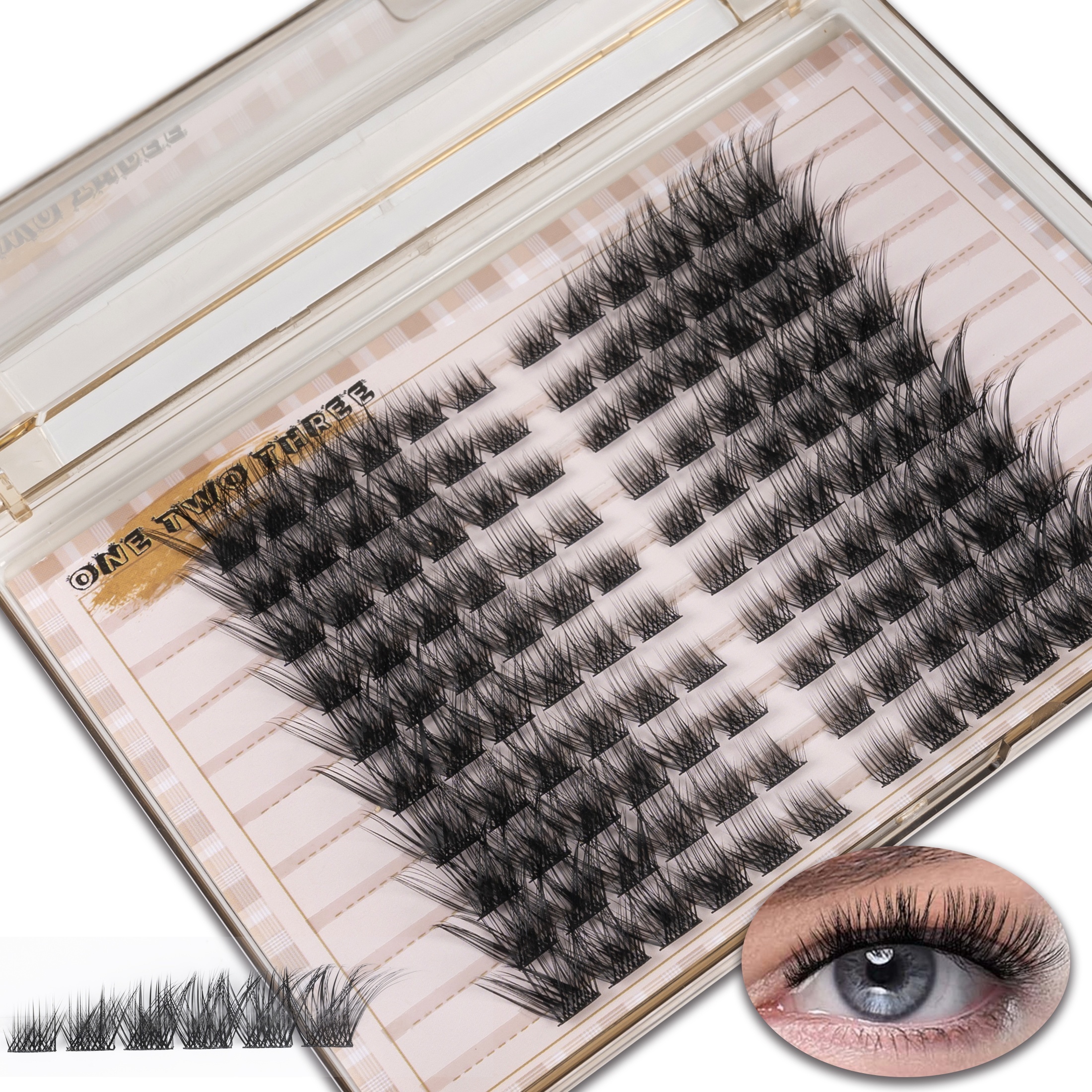 1 2 3 10 120pcs Fox Eye Slanted Style Thick Natural Fine Stem Grafting Segmented Style Mixed Cat Eye