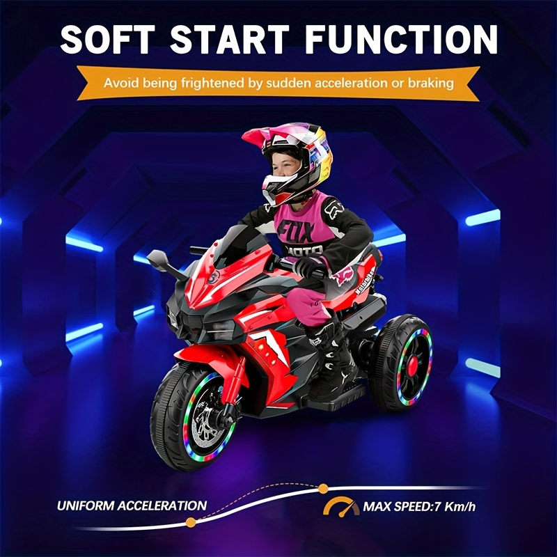 12 kids motorcycle ride toy battery powered wheel Temu