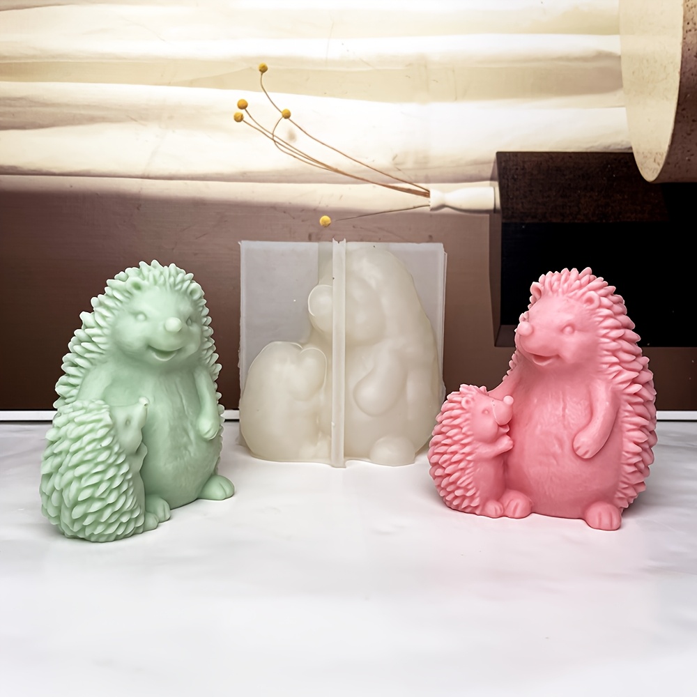 

Silicone Hedgehog Family Resin Casting Molds For Epoxy Resin, , Plaster, Cement, Polymer Clay - Diy Home & Garden Decor Sculptures