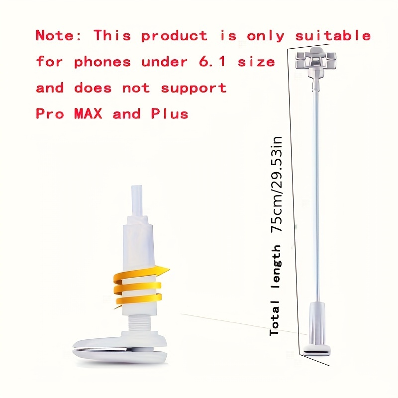 Support Téléphone à Col Cygne Bras Flexible Longueur Totale