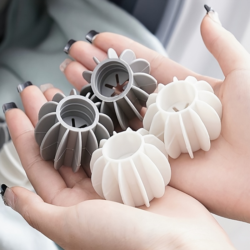 8-4pcs 4cm Laundry Balls, Can Be Used Repeatedly to Remove Dirt And Prevent Knotting And Clean Clothes, Pet Hair Removal Laundry Ball