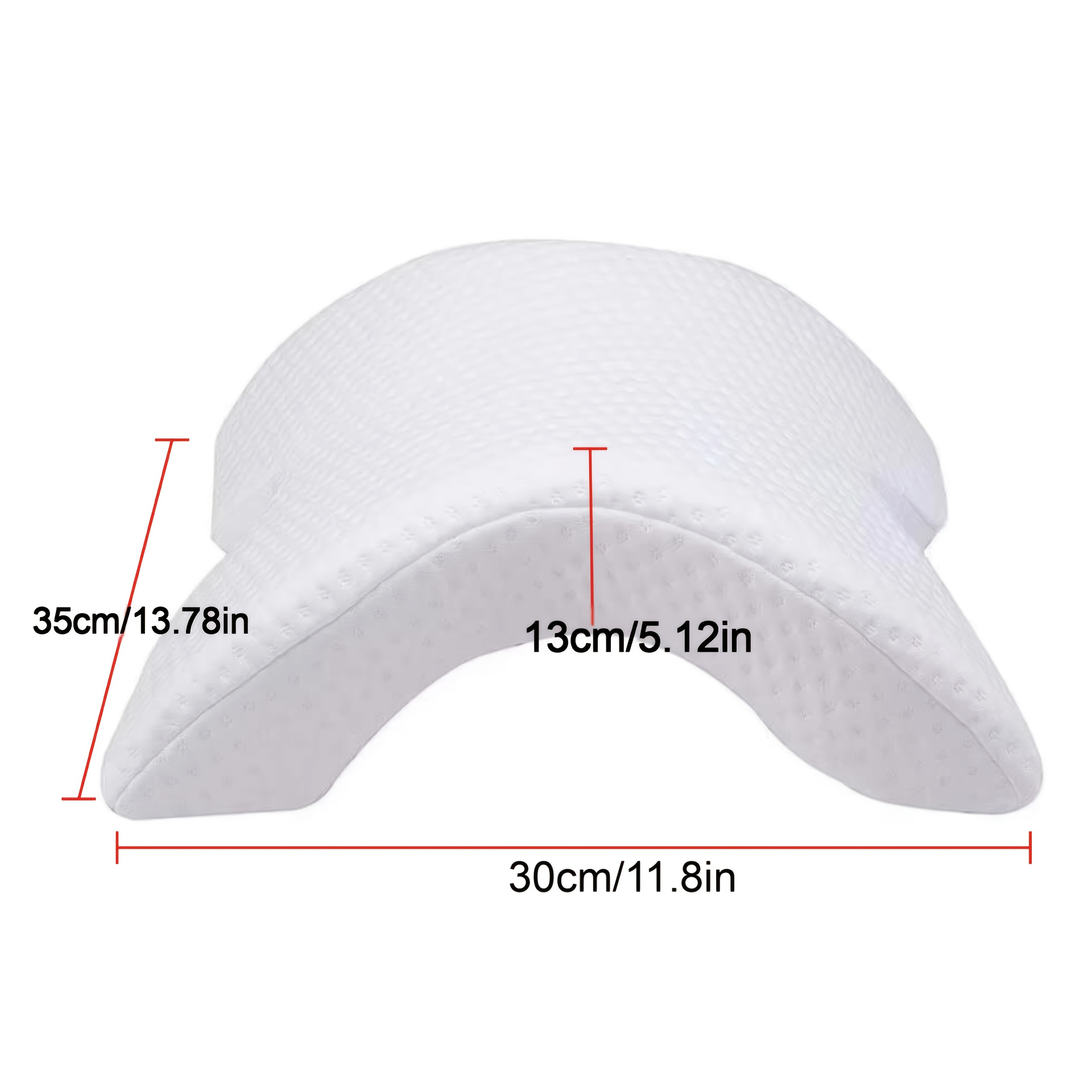 TEMU Bow Pillow, White, Pillow, Anti-arm Paralysis Pillow For Couples, Lunch Break Desktop Pillow, Pillow, Pillow With Arm Hole