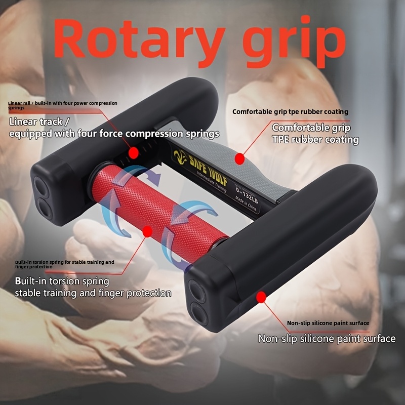 2026 new rotating grip strength trainer featuring anti slip - Temu