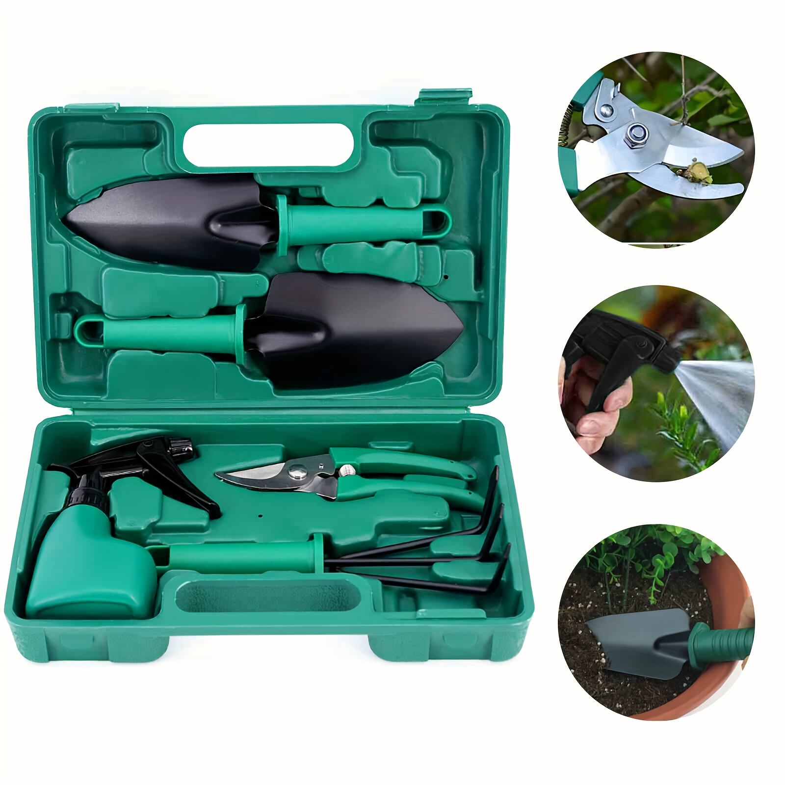 

Set, Tool Kit, Potted Pruning Shovel Kit Planting Weeding Set Bonsai Trimming (5 Pcs)