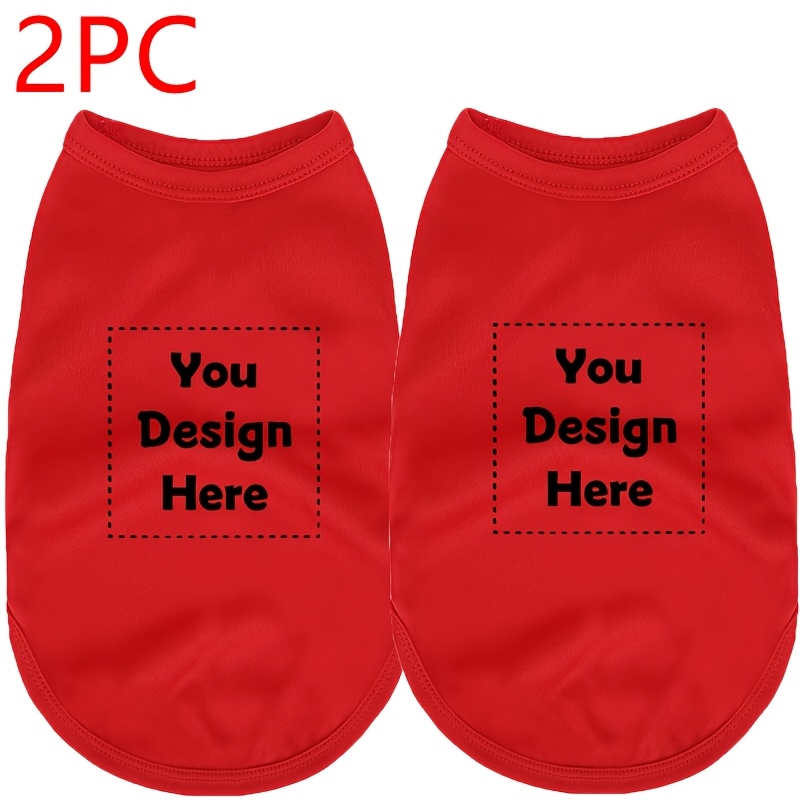 TEMU Diy Personalized Vest - Custom Vest - 2pcs Set With Multiple Sizes