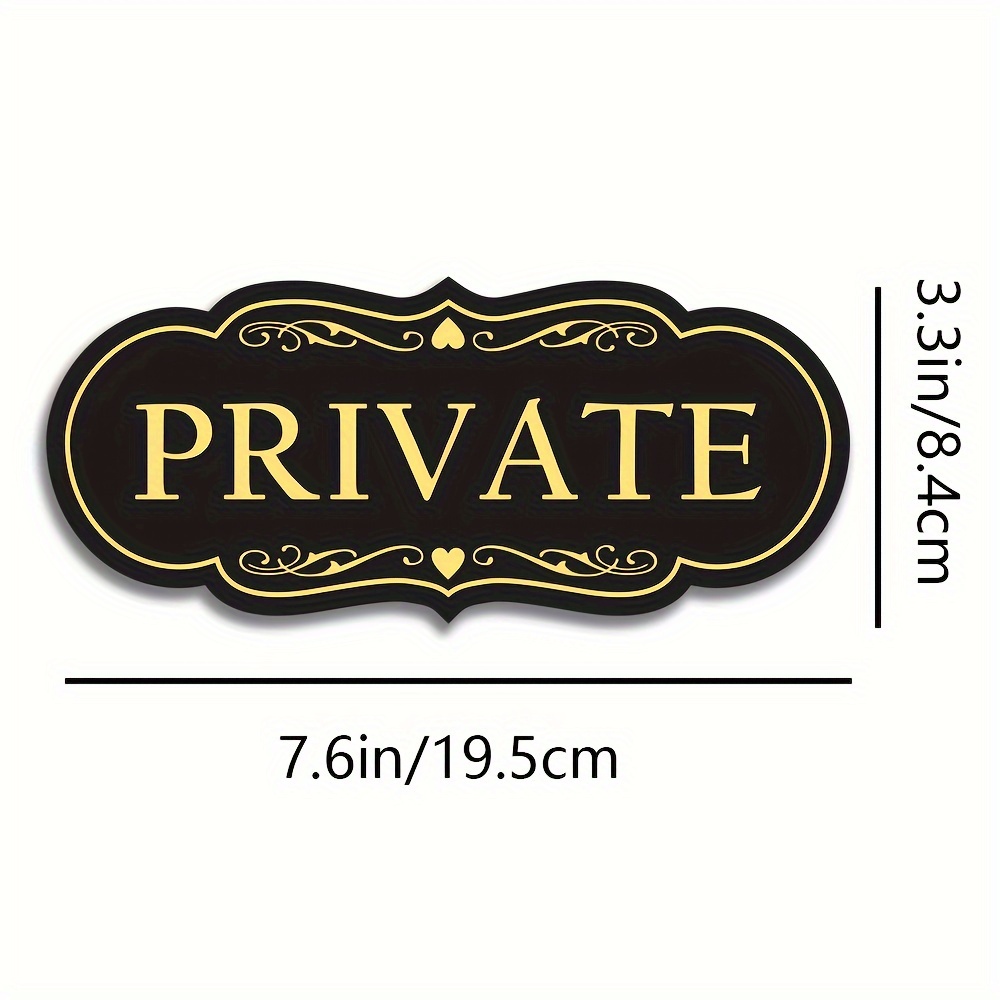 Private Logo - Office Commercial Home Private Logo - Self-adhesive - Acrylic Sturdy And Durable