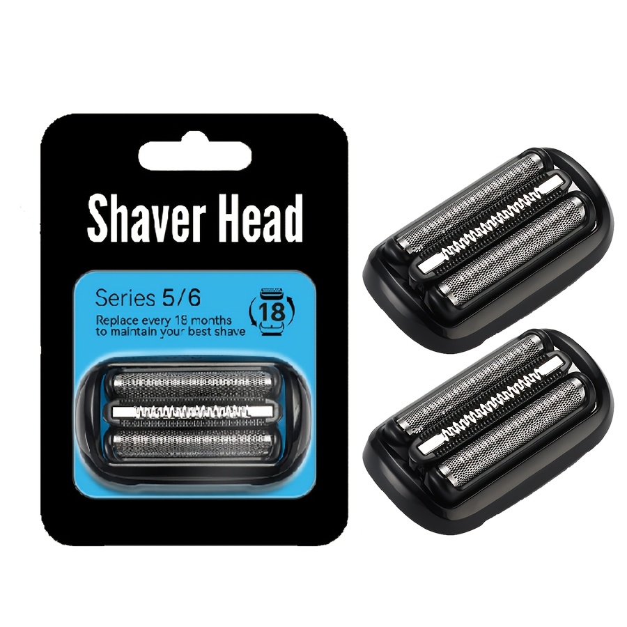 Image of 2pcs 5/6proskin Electric Shaver Replacement Heads, Compatible With S5762, B1000s, B7000cc, R1000s, R1320s, B1300s, R1200s, R1300s, M1200s, M4000cs, 4200cs, M7200cc, W4320cs, N1200s, N4200cs