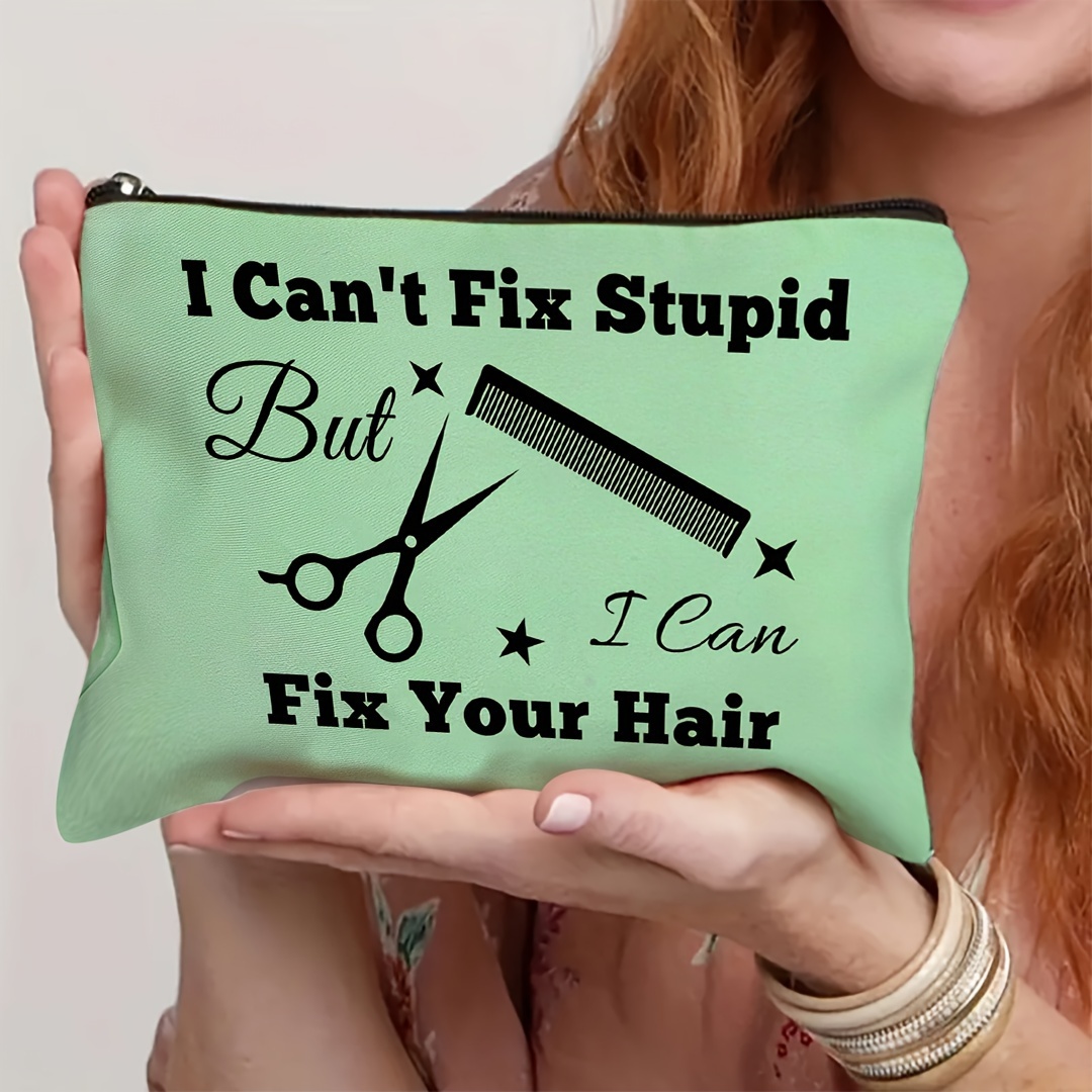 Schickes Friseur-Themen Make-up-Täschchen Geräumig Kosmetiktasche für  Friseure, Ideales Geschenk für Friseure - Main Image